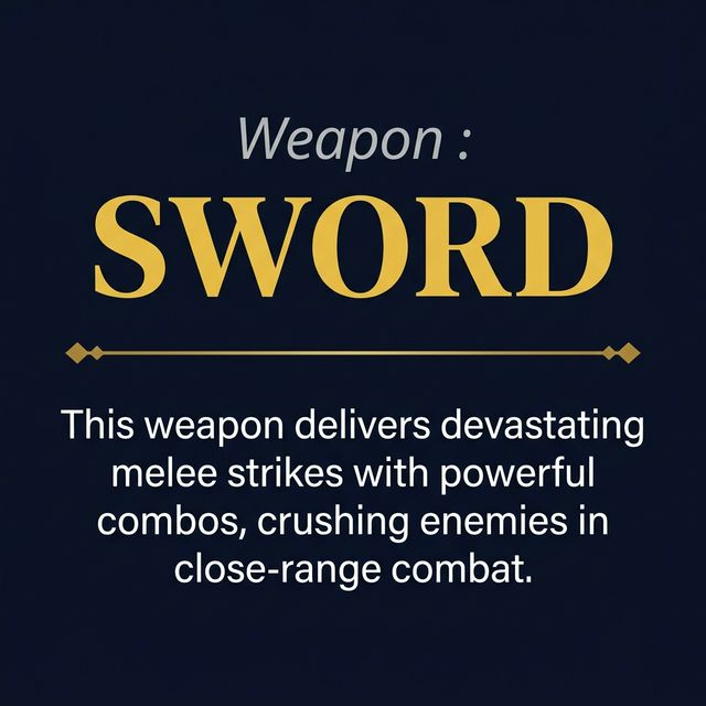 Sword warrior